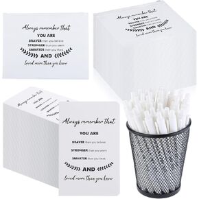 150 Pcs Inspirational Gifts Bulk Including 50 Pcs Inspirational Pen 50 Pcs Motivational Notepad 50 Pcs Makeup Bag for Women Men Teachers School Employee Coworker (Black,Inspirational)