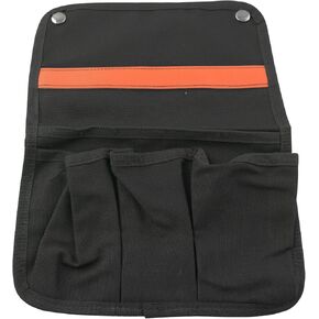 LQ Industrial Chair Armrest Canvas Hanging Bag Outdoor Camping Side Multifunctional Storage Bag Camping Beach Armchair Side Organizer for Hiking Beach Fishing Storage Bag Black