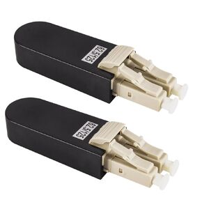 2pcs Loopback Adapter, Single Mode Fiber Optic Loopback Adapter, Interface Circuitors Signal Loopback Connector (SC/UPC, Single Mode)