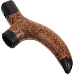 GLEAVI Handle Trekking Poles Round Hiking Pole Grip Walking Cane Tops Walking Cane Grips Trekking Pole Adapter Skiing Supplies Portable Accessories Cork Tool Elder Armrest Wood