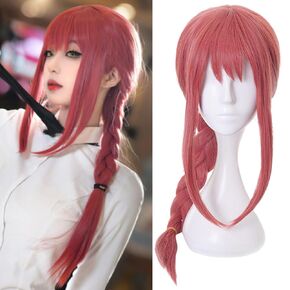 JoneTing Brown Braided Wig (+Wig Cap)Neiru Aonuma Long Braid Wigs for Women Synthetic Hair Wigs for Anime Cosplay Costume Daily Dress Up Wig for Hallowenn Party