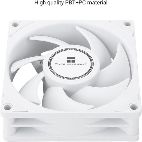 Thermalright TL-B8 وحدة المعالجة المركزية مروحة الكمبيوتر مروحة هادئة 4pin PWM مروحة الكمبيوتر، مروحة تبريد صامتة 80 مم، سرعة 2200 دورة في الدقيقة، مروحة تبريد وحدة المعالجة المركزية (رمادي) in Saudi Arabia