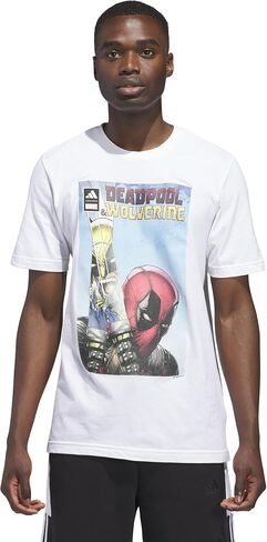 adidas Men's Marvel Deadpool and Wolverine Graphic T-Shirt in Saudi Arabia
