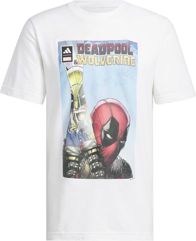 adidas Men's Marvel Deadpool and Wolverine Graphic T-Shirt in Saudi Arabia