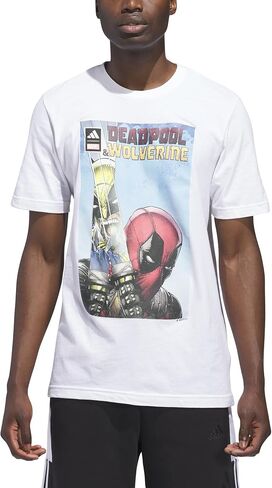 adidas Men's Marvel Deadpool and Wolverine Graphic T-Shirt in Saudi Arabia