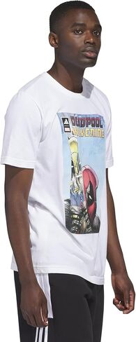 adidas Men's Marvel Deadpool and Wolverine Graphic T-Shirt in Saudi Arabia