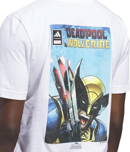 adidas Men's Marvel Deadpool and Wolverine Graphic T-Shirt in Saudi Arabia