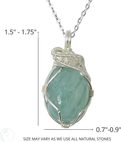 عقد من تصميمات Nature Gems مصنوع يدويًا من الياقوت الأزرق مقاس 24 بوصة مطلي بالذهب الأبيض، حجر بخت شهر سبتمبر in Saudi Arabia