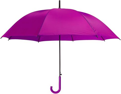 Coloured Automatic Plastic Crook Handle Umbrella/Brolly - Walking Wedding Outdoors in Kuwait