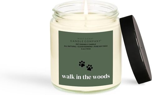 Pet Friendly Candle | Pet Safe Candle | All Natural Soy Candle | Pet Odor Eliminator | Clean Burning Candle | Air Freshening Scented Candles | Veterinarian Approved | 4 oz (Alpine Ridge) in Kuwait