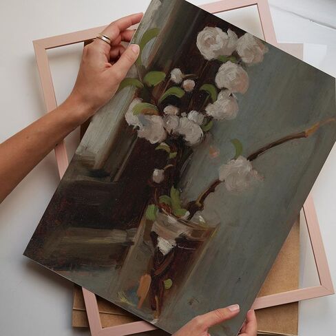 Vintage Landscape Wall Art - Spring Vintage Farmhouse Decor, French Country Artwork, French Country Farmhouse Decor, Cottagecore Wall Decor, Farmhouse Wall Prints Country Bathroom Set 10(UNFRAMED) in Kuwait