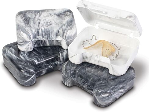 Practicon Easy Open Retainer Cases, Assorted Paradise Swirl Colors, Bulk Pack of 24 in Saudi Arabia