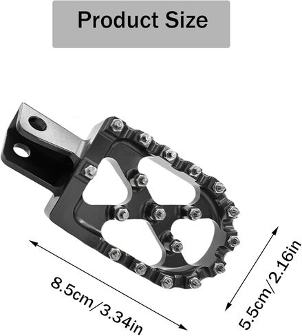 أوتاد قدم لـ KLR650، أوتاد قدم للدراجة الترابية مساند للقدمين بدواسات مساند للدراجة النارية أوتاد قدم للدراجة النارية بتحكم رقمي بالكمبيوتر لـ KLR 650 1987-2018 2021-2024 in Kuwait
