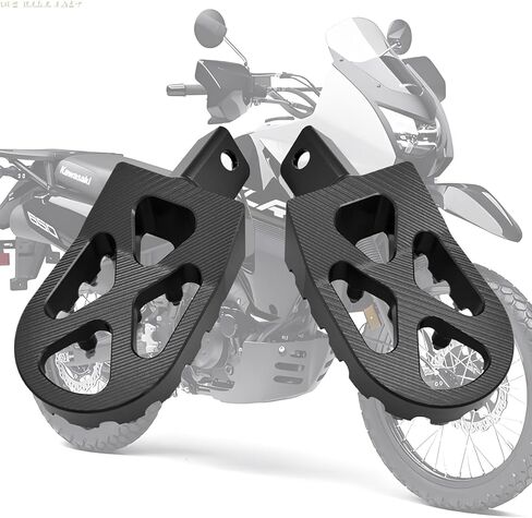 أوتاد قدم لـ KLR650، أوتاد قدم للدراجة الترابية مساند للقدمين بدواسات مساند للدراجة النارية أوتاد قدم للدراجة النارية بتحكم رقمي بالكمبيوتر لـ KLR 650 1987-2018 2021-2024 in Kuwait