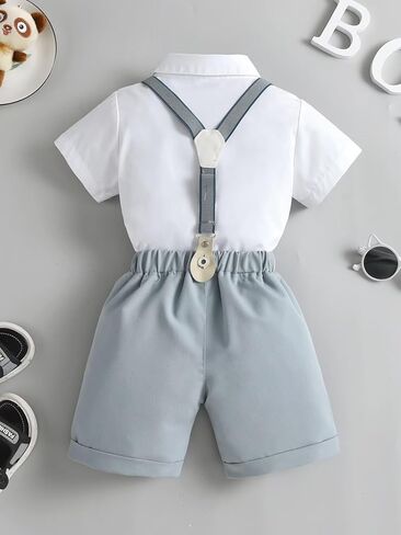Boy's Summer Gentleman Dress Clothes Shorts Suit, in Saudi Arabia
