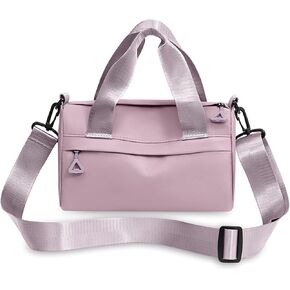 Mini Gym Bag, Small Sling Bag for Women, Adjustable Womens Gym Bag, Tote Bag for Women, Small Duffle Bag for Women (Black)