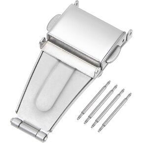 uxcell Watch Deployment Clasp Buckle Stainless Steel Watchband Extender