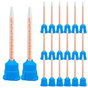 Dental Mixing Tips and Dental Intra Oral Tips for Dental Impression Mixing- 100Pcs, Yellow
