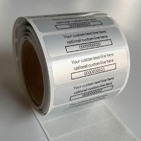 Asset Tags - Customized (Roll of 520)