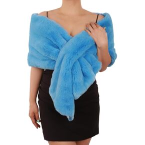 Cross Faux Fur Shawls Bridal Faux Fur Shawls Warm Fur Wraps Fur Scarf Cute Fur Shawls for Women