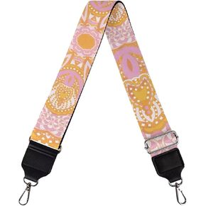 Adjustable Purse Strap Replacement, Wide Shoulder Canvas Bag Strap, Crossbody Handbag Strap