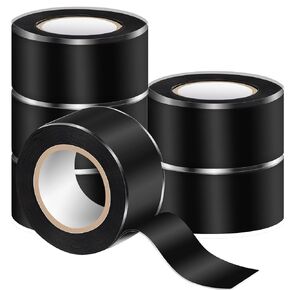 Amylove 6 Roll 1in(W) x10ft(L) Waterproof Self Fusing Silicone Tape Pipe Repair Insulation Rubber Tape for Leaks for Sealing Heavy Duty Hose Leak, Wrapping Electrical Wire, Tool Fixing