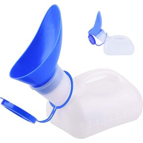 Unisex Urinal Bottle for Men and Women, Pee Bottle with Lid and Funnel, Travel Urinal Kit for Camping Outdoor Car, Pee Bottle Home, Old Man, Children.Travel Reusable Camping 1000ML