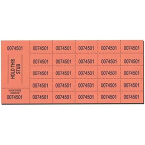 enenfeifei Auction Tickets - 500 Sheets (Sunflower Gold)