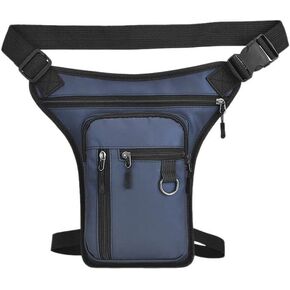 Leg Bag Outdoor Drop Thigh Bag Motorcycle Waist Bag Multi Pockets Design Fashion Pack Bag for Bike Riding Cycling Hiking Outdoor Travel Camping Casual Daypack (Black)