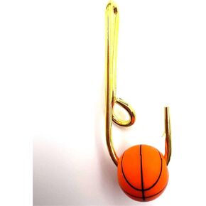 Fishing Hooks Hat Pins for Fishing Hat Hook Clip Gold Fish Hook Hat Clip Fish Hooks and basketball Bead for Hat