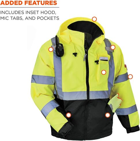 Ergodyne Standard Hi Vis Bomber Safety Jacket in Saudi Arabia