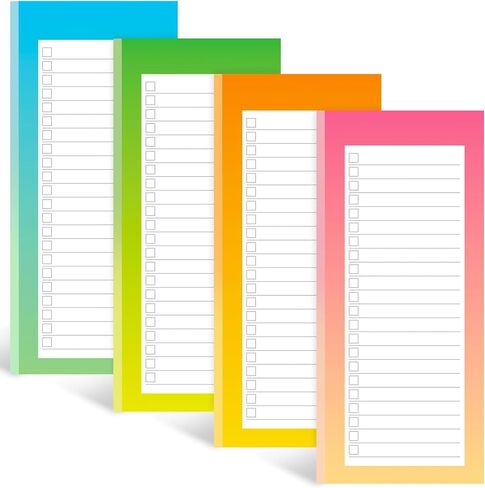Koogel 6PCS Magnetic Notepads for Refrigerator, Grocery List Magnet Pad for Fridge Shopping List To-Do List Reminders 50 Sheets in Saudi Arabia