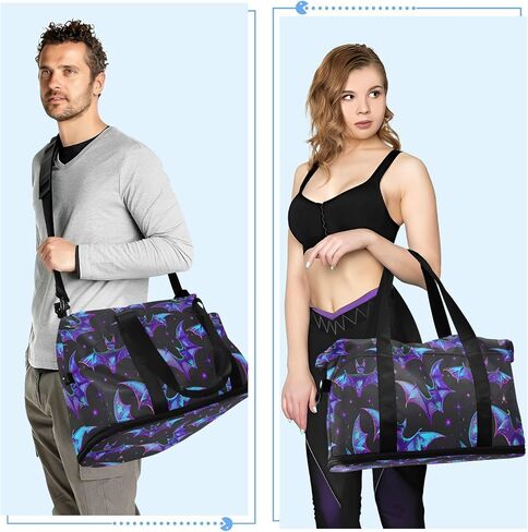 Weekender Bag for Women, Gym Bag Sports Duffle Bag Travel Tote Bag with Toiletry Bag Shoes Compartment in Saudi Arabia