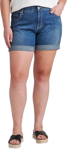 JAG Women's Plus Size Alex Mid Rise Boyfriend Short in Saudi Arabia