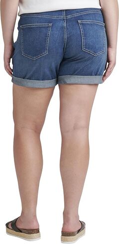 JAG Women's Plus Size Alex Mid Rise Boyfriend Short in Saudi Arabia