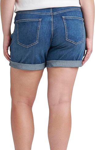 JAG Women's Plus Size Alex Mid Rise Boyfriend Short in Saudi Arabia