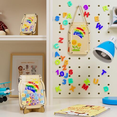 Bemaystar Reward-Jar:Classroom Reward Jar for Kids, Behavior Reward Chart for Girls Boys, Behavior Training Classroom Home(45 Charms） in Saudi Arabia
