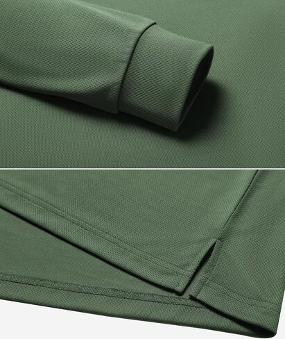 ZITY 3 Pack Long Sleeve Polo Shirts for Men with Pocket Moisture Wicking Outdoor Workwear Office Casual Collared Shirts Fall in Saudi Arabia