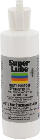 Super Lube 51030 Synthetic Oil with PTFE, High Viscosity, 1 quart Bottle, Translucent White in Saudi Arabia