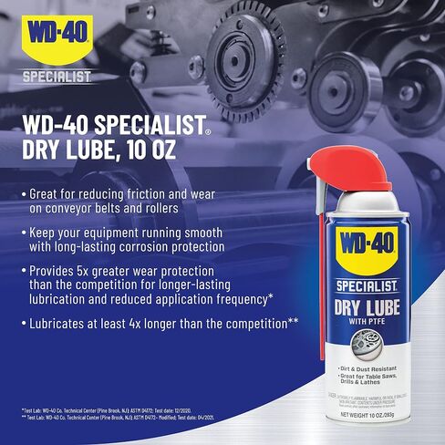 WD-40 Specialist Dry Lube with Smart Straw, TWIN PACK 10 OZ in Saudi Arabia