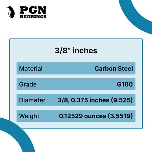 PGN Steel Slingshot Ammo - 3/8" Inch (0.375" Caliber) - Straight & Precise Practice Slingshot Ammo - Steel Pocket Slingshot Ammo - Slingshot Ammo Steel in Saudi Arabia