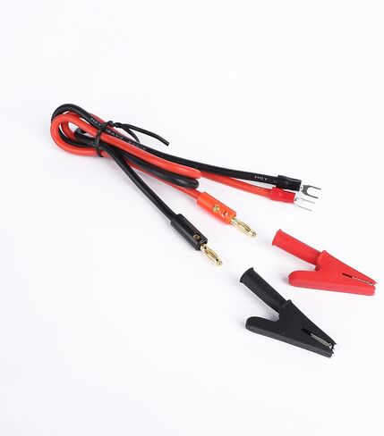 DROK مقاطع التمساح النحاسية مع أسلاك USB ذكر إلى موصل أنثى، 13.35 بوصة يؤدي اختبار مع مقاطع التمساح، المشابك الربيعية لاختبار الدائرة 2 × 18 AWG 3-5A in Kuwait