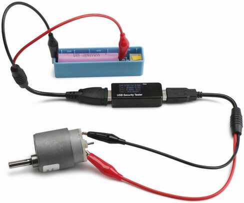 DROK مقاطع التمساح النحاسية مع أسلاك USB ذكر إلى موصل أنثى، 13.35 بوصة يؤدي اختبار مع مقاطع التمساح، المشابك الربيعية لاختبار الدائرة 2 × 18 AWG 3-5A in Kuwait
