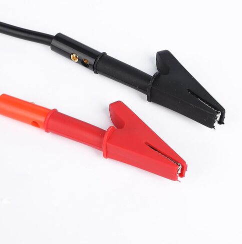 DROK مقاطع التمساح النحاسية مع أسلاك USB ذكر إلى موصل أنثى، 13.35 بوصة يؤدي اختبار مع مقاطع التمساح، المشابك الربيعية لاختبار الدائرة 2 × 18 AWG 3-5A in Kuwait