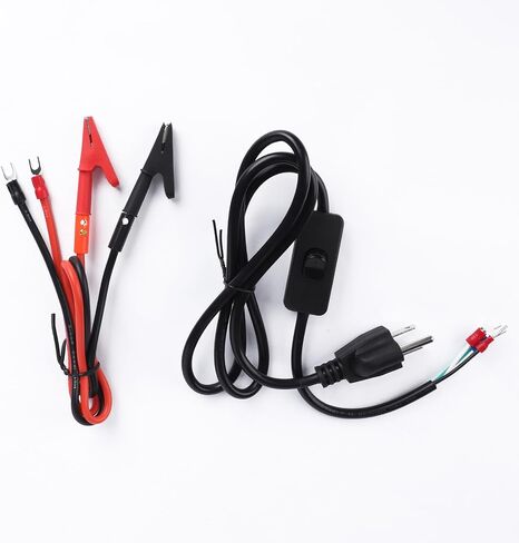 DROK مقاطع التمساح النحاسية مع أسلاك USB ذكر إلى موصل أنثى، 13.35 بوصة يؤدي اختبار مع مقاطع التمساح، المشابك الربيعية لاختبار الدائرة 2 × 18 AWG 3-5A in Kuwait