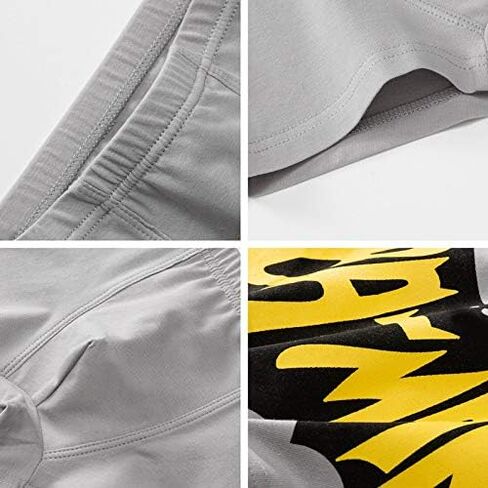 Toddler Boxer Briefs Cotton 5-Pack Dinosaur Cartoon Boys Underwear Kids Underpants Size 3-12Years in Saudi Arabia