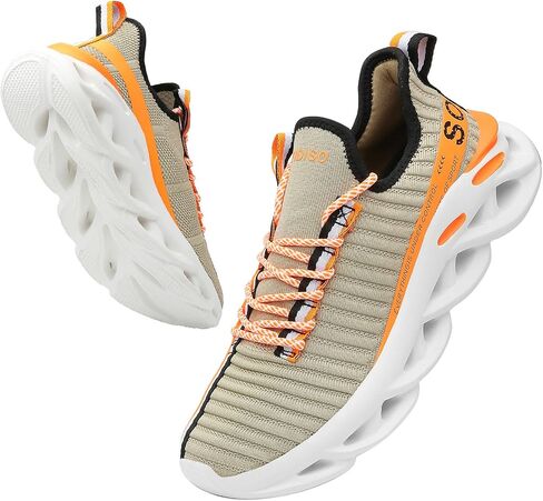 SPOSENS Mens Walking Shoes Lightweight Tennis Shoes Men Running Shoes for Man Casual Shoes Slip on Gym Shoes in Saudi Arabia