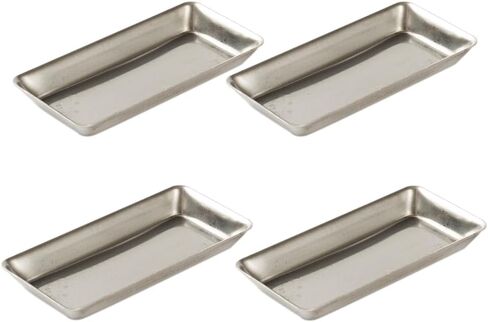 Easyinsmile® صينية صغيرة لتنظيم أدوات طب الأسنان من الفولاذ المقاوم للصدأ مقاس 2.8 بوصة × 1.2 بوصة × 0.4 بوصة قطعة واحدة/الحزمة (صغيرة) in Kuwait