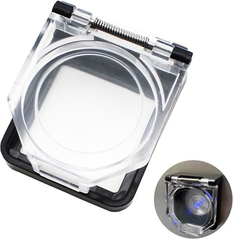 Power Push Button Switch Cover, Dustproof Safety Power Push Button Switch Cover Protector for 22mm Power Push Button SwitchComputer PC Desktop in Saudi Arabia
