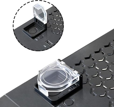 Power Push Button Switch Cover, Dustproof Safety Power Push Button Switch Cover Protector for 22mm Power Push Button SwitchComputer PC Desktop in Saudi Arabia